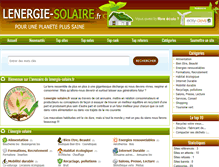 Tablet Screenshot of lenergie-solaire.fr